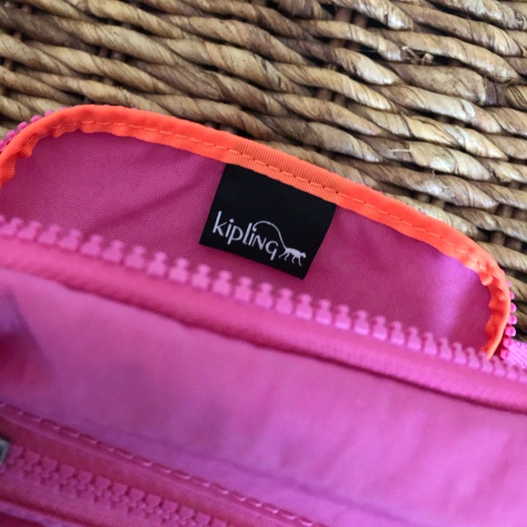 Kipling Pink and Orange Crossbody Bag - Picture 12 of 12